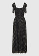 Cecile Bow Dress_Black