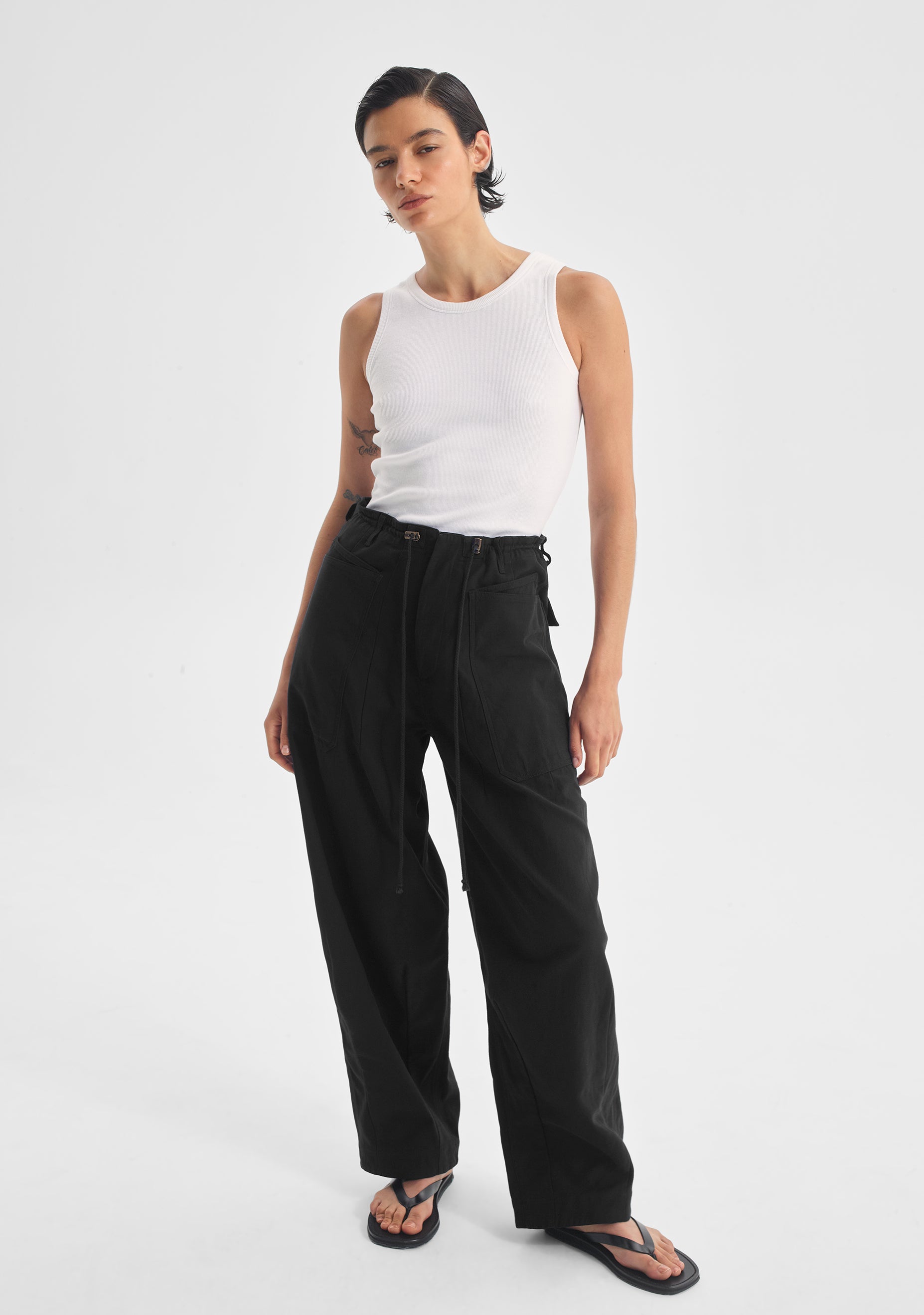 Charlie Cargo Pant_Black