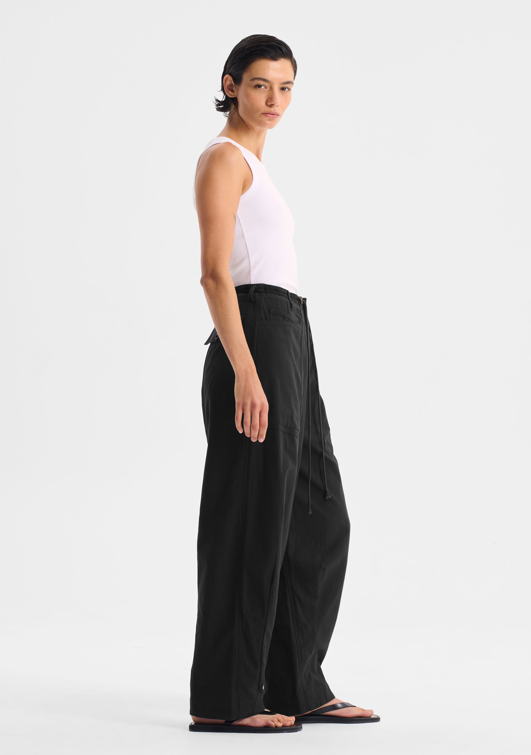 Charlie Cargo Pant_Black