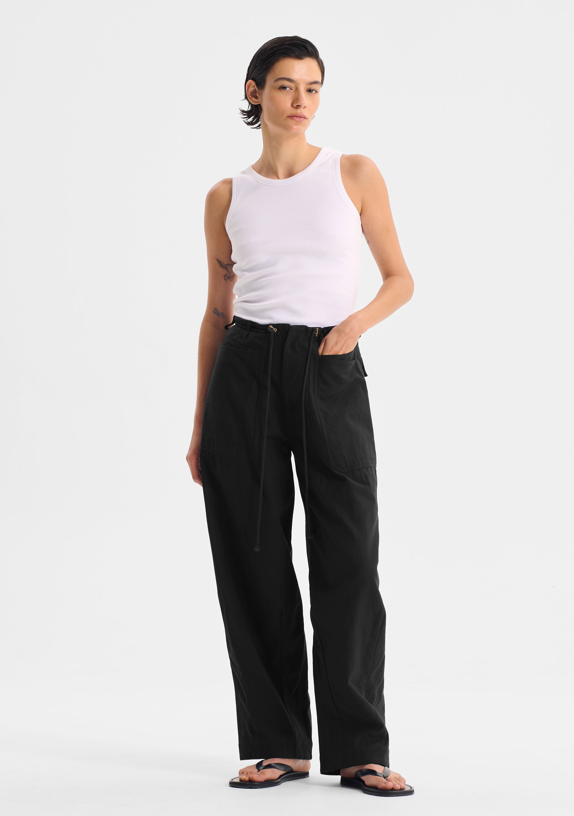 Charlie Cargo Pant_Black