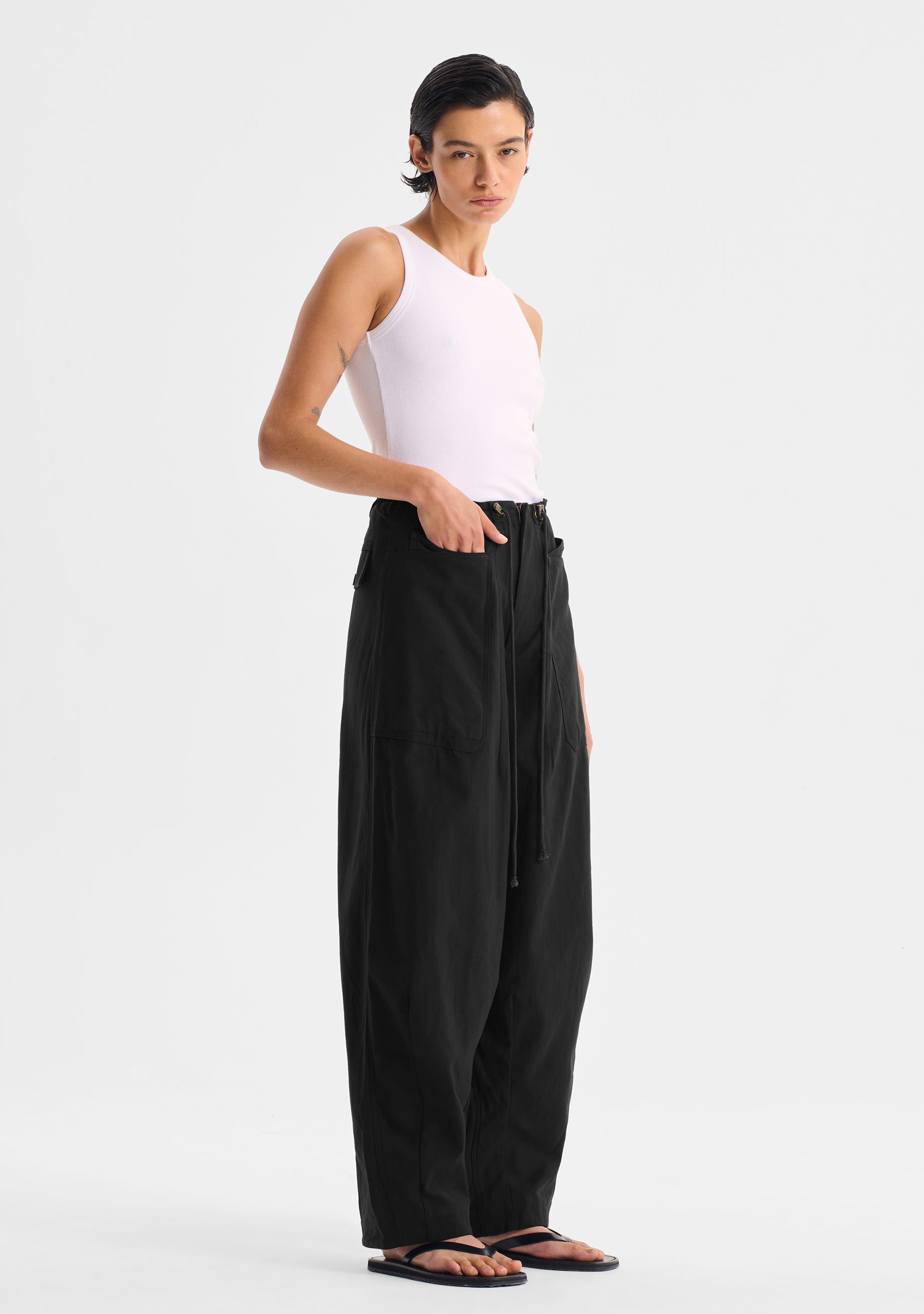 Charlie Cargo Pant_Black