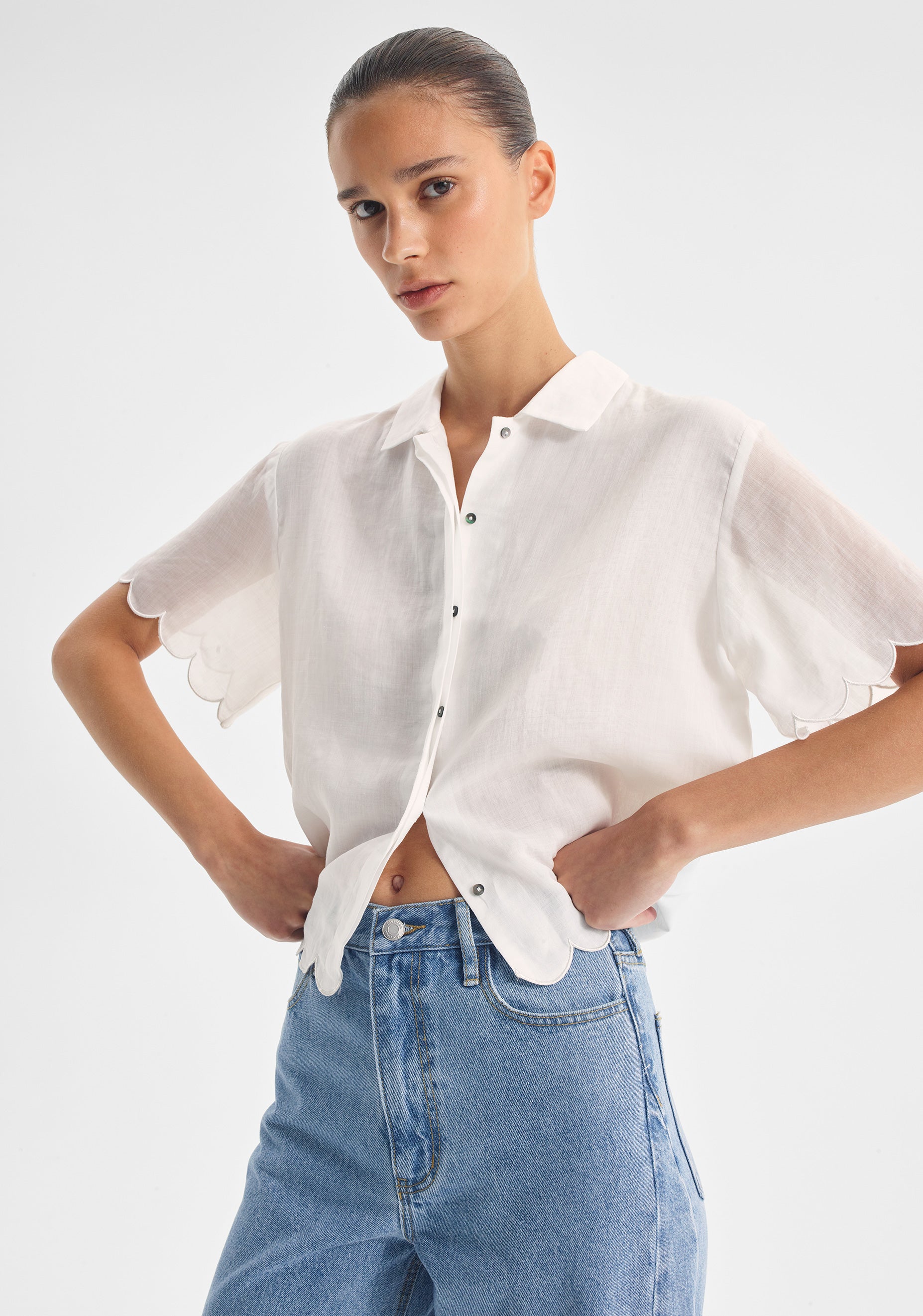Constance S/S Shirt_White