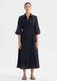 Constance Shirt Dress_Black