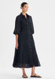 Constance Shirt Dress_Black
