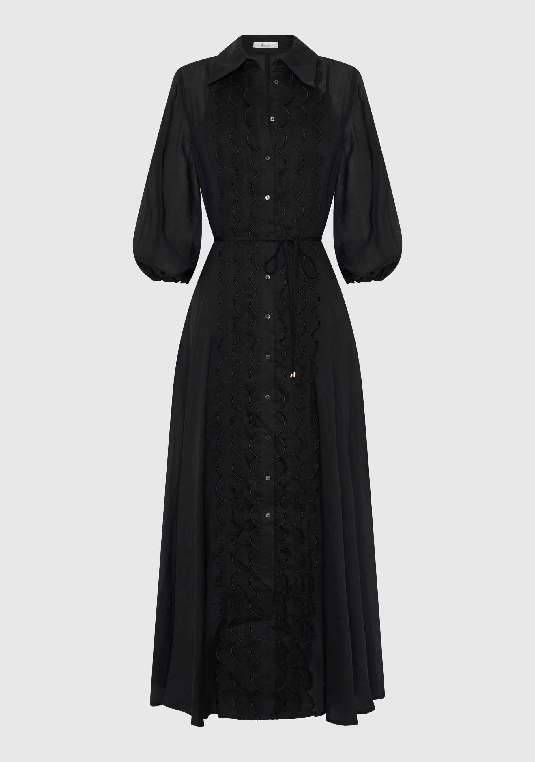 Constance Shirt Dress_Black