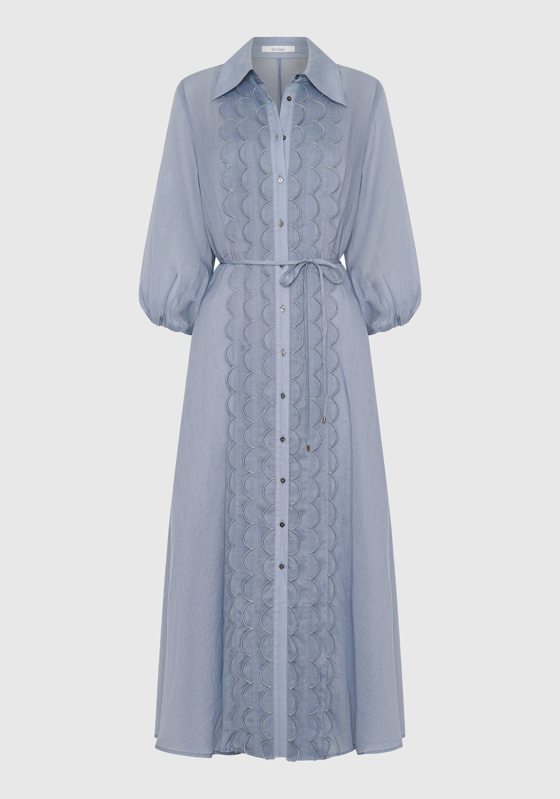 Constance Shirt Dress_Sky