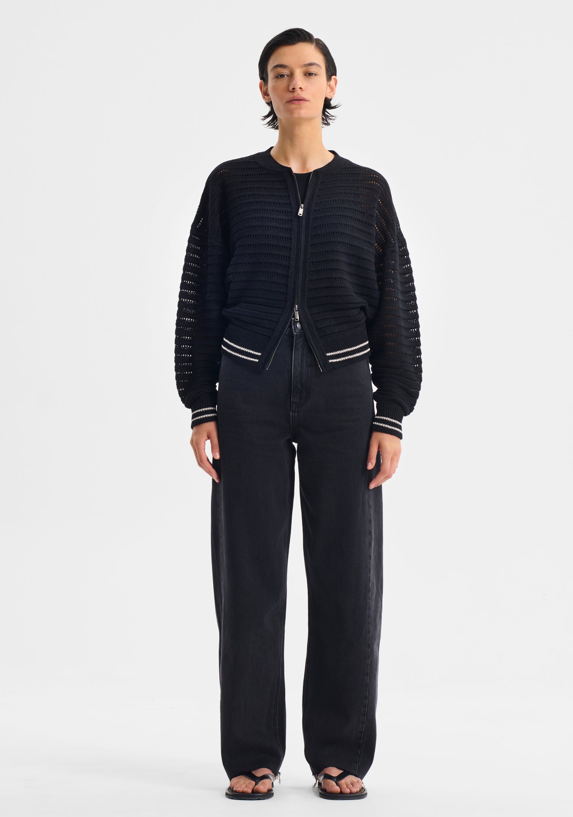 Dallas Knit Jacket_Black