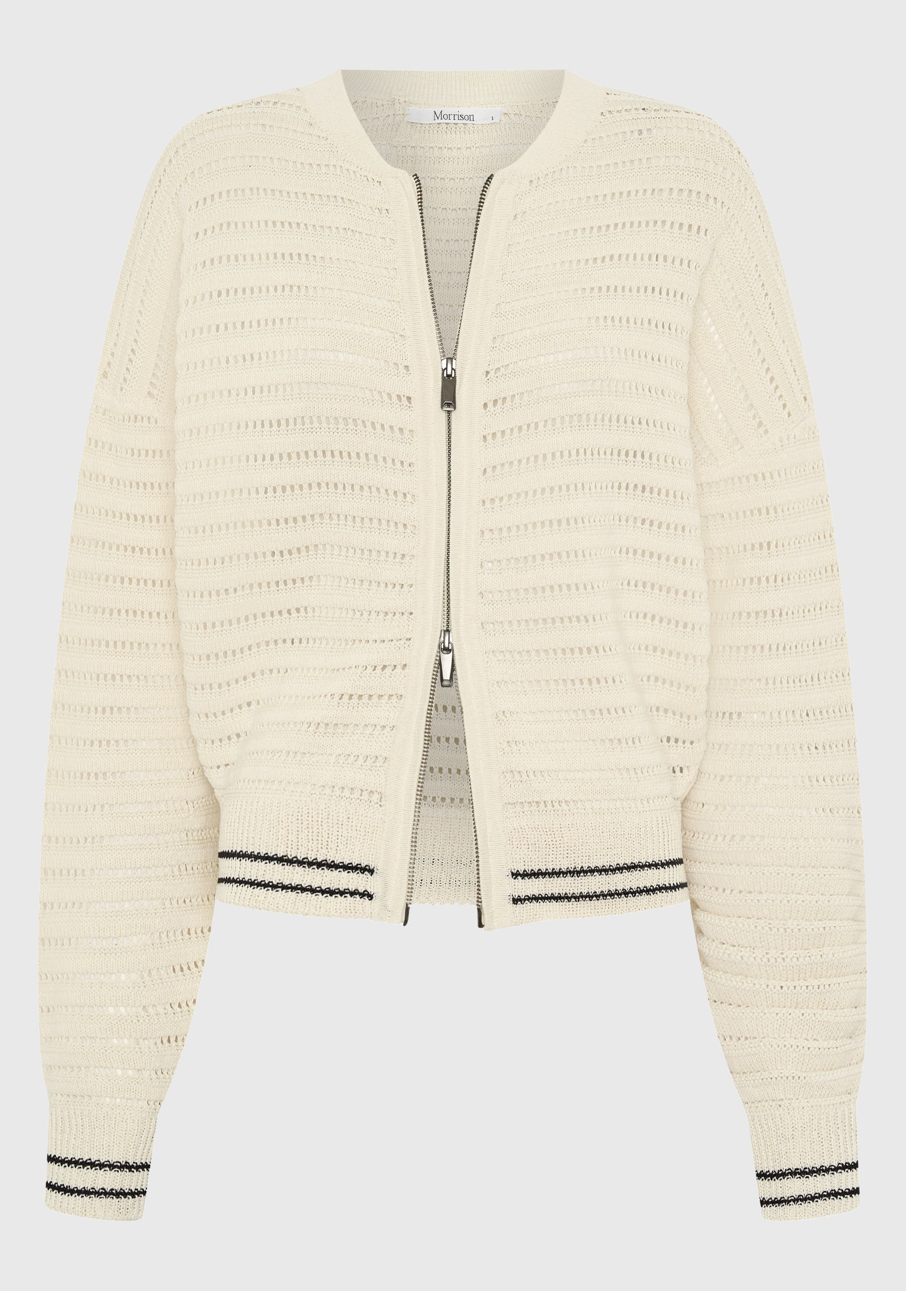 Dallas Knit Jacket_Milk