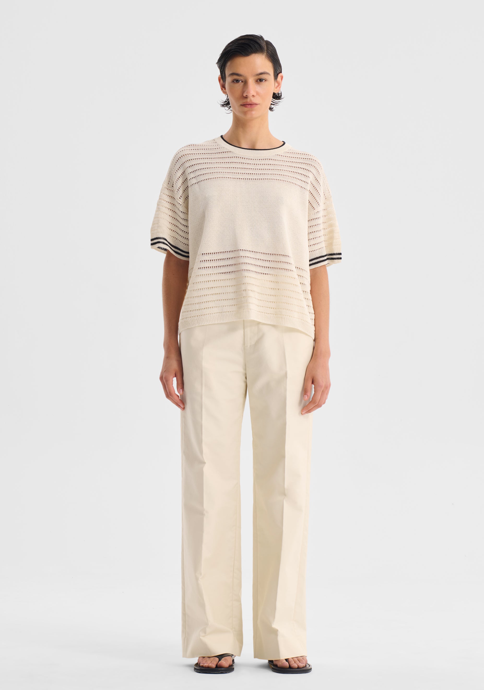 Dallas Knit Tee_Milk