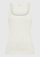 George Knit Tank White