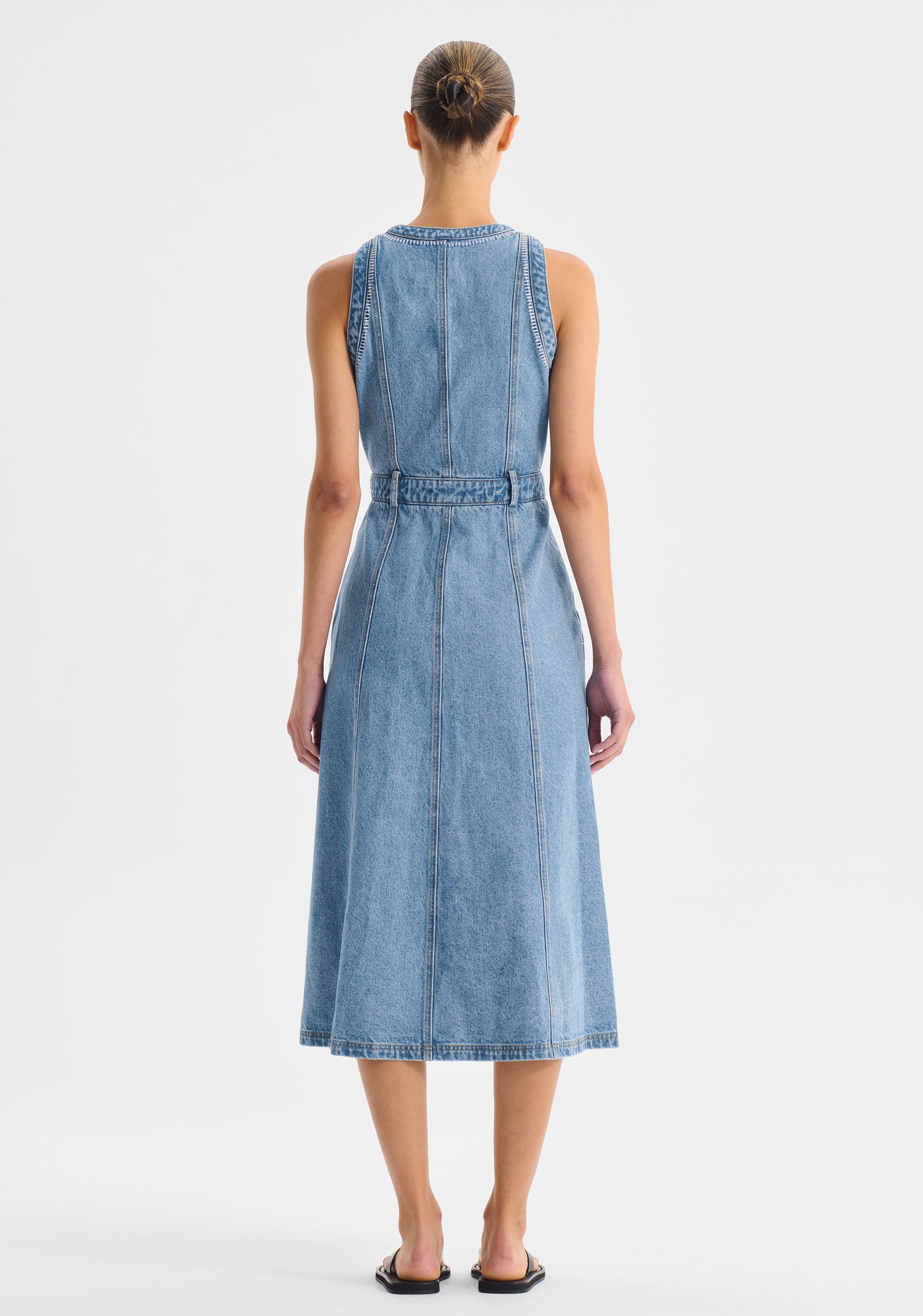 Hendrix Denim Dress_Light Blue