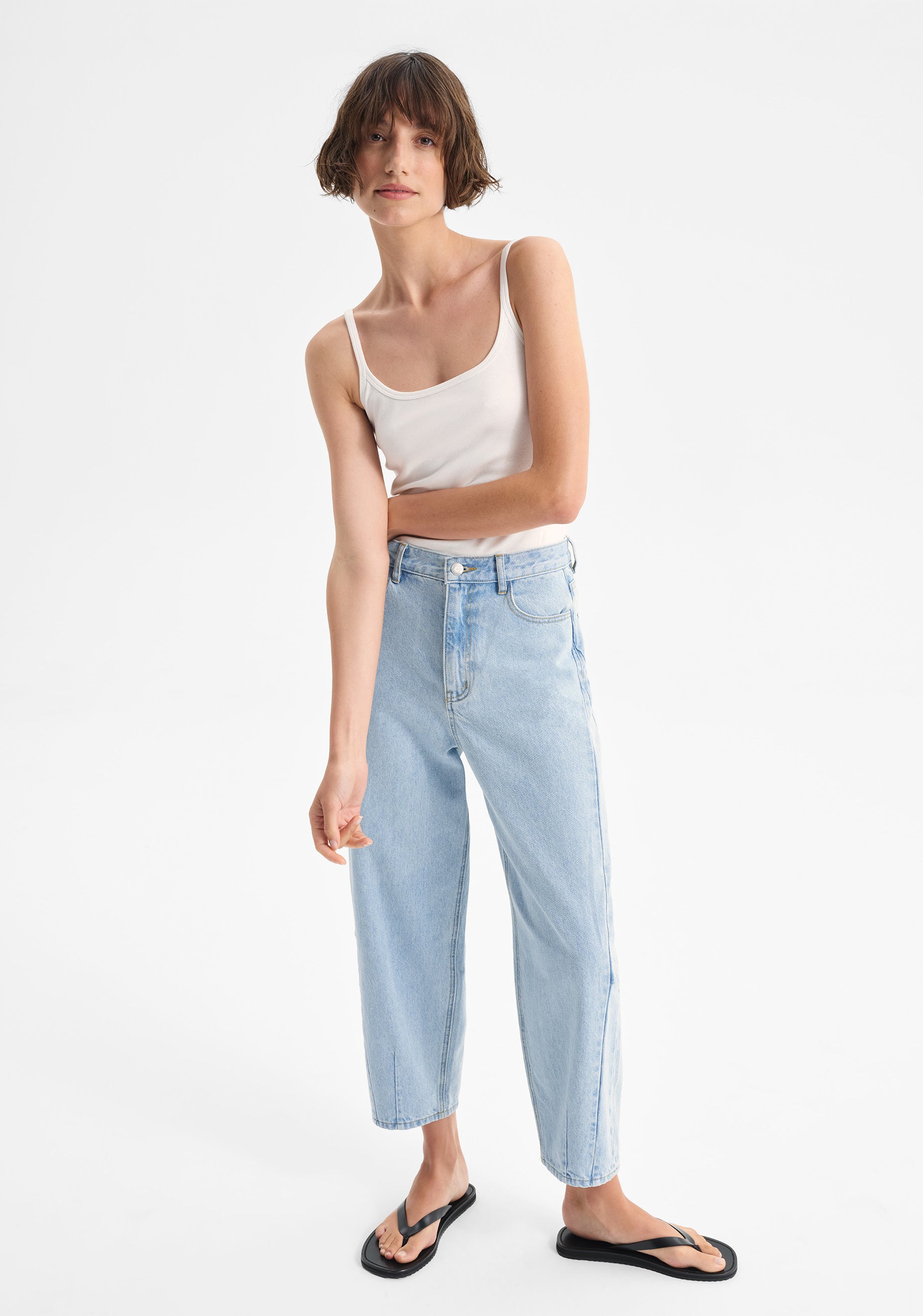 Hudson Barrel Denim Jean_Blue