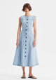 Hudson Denim Midi Dress_Blue