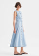 Hudson Denim Midi Dress_Blue
