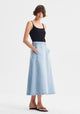Hudson Denim Skirt_Blue