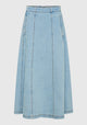 Hudson Denim Skirt_Blue