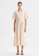 Ingrid Shirt Dress_Chalk
