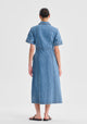 Jacque Denim Shirt Dress_Light Blue