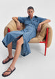 Jacque Denim Shirt Dress_Light Blue