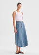 Jacque Denim Skirt_Light Blue