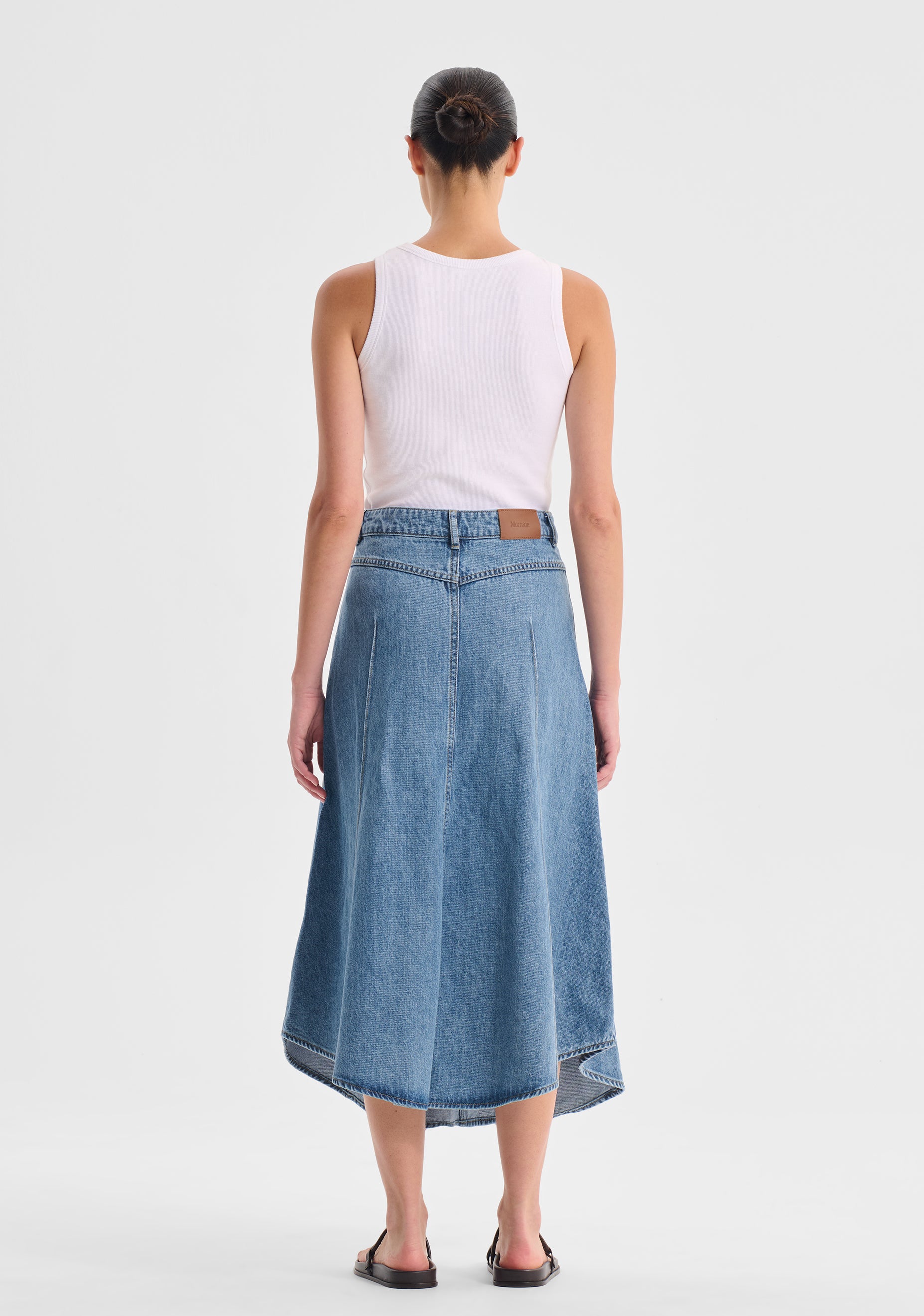 Jacque Denim Skirt_Light Blue