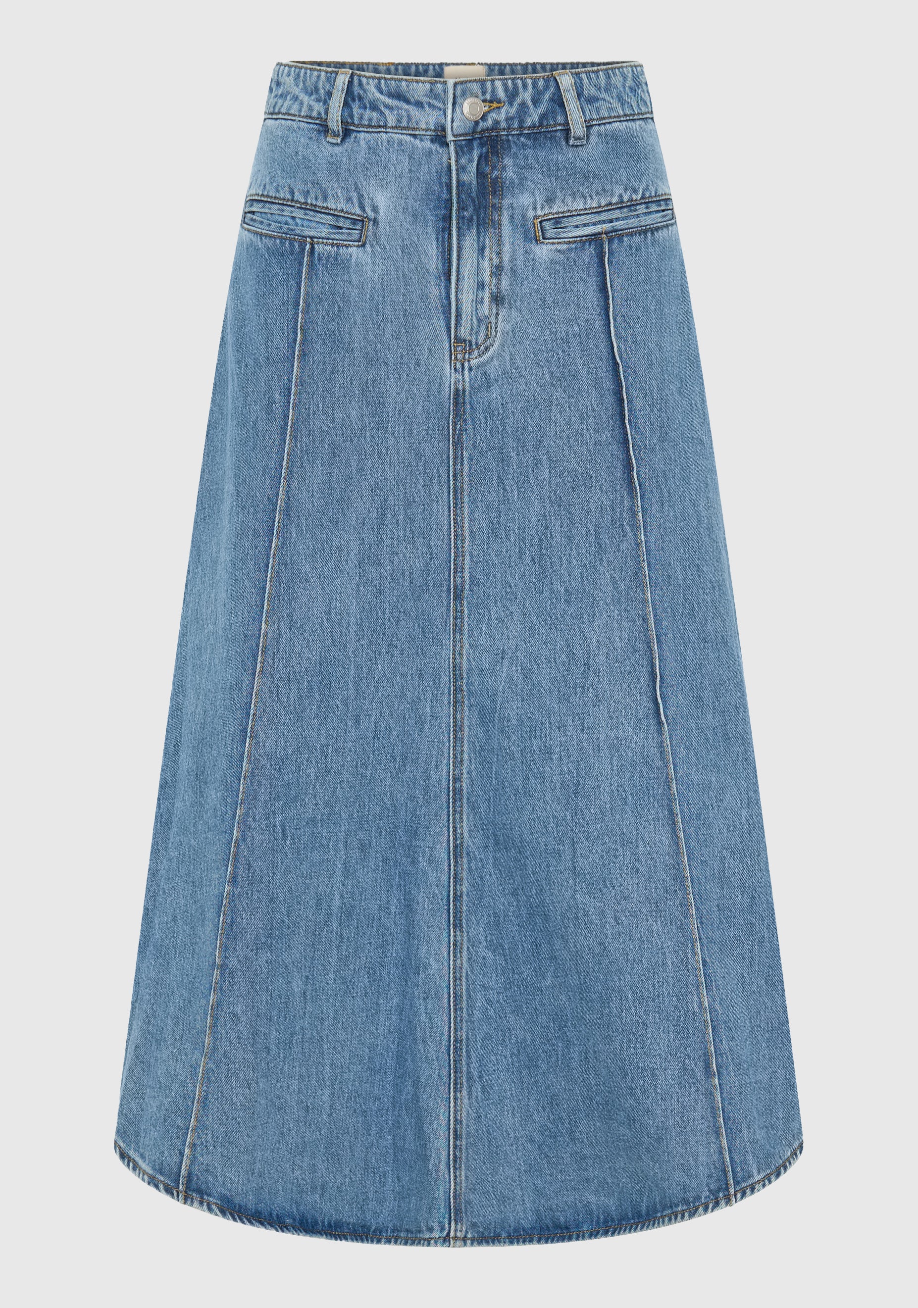 Jacque Denim Skirt_Light Blue