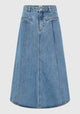 Jacque Denim Skirt_Light Blue