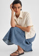 Jacque Denim Skirt_Light Blue