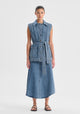 Jacque Denim Vest_Light Blue