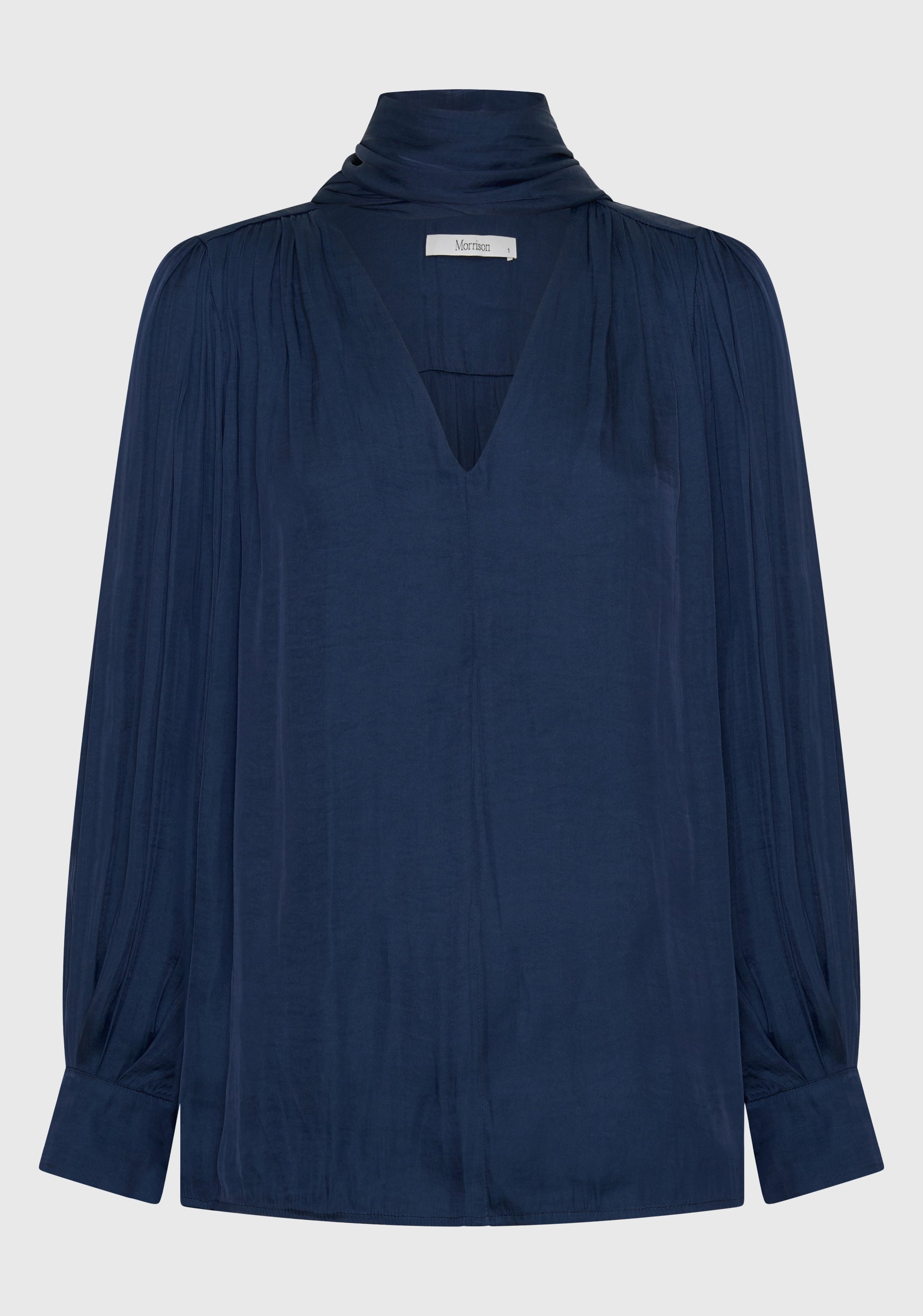 Lena V-Neck Top_Navy