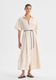 Maisey Linen Dress_Ecru