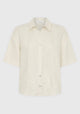 Maisey Linen S/S Shirt_Ecru