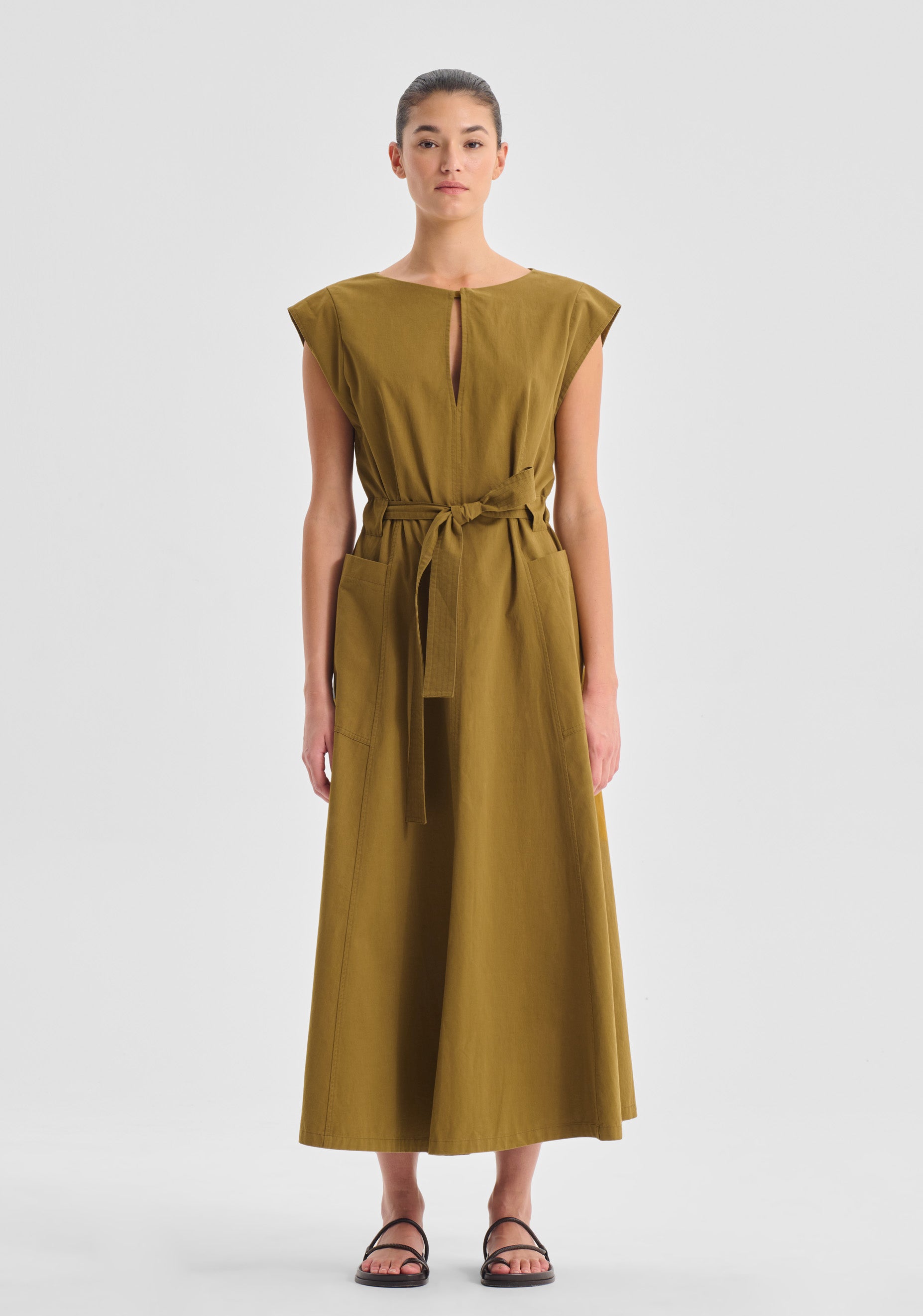 Marique Dress_Tobacco