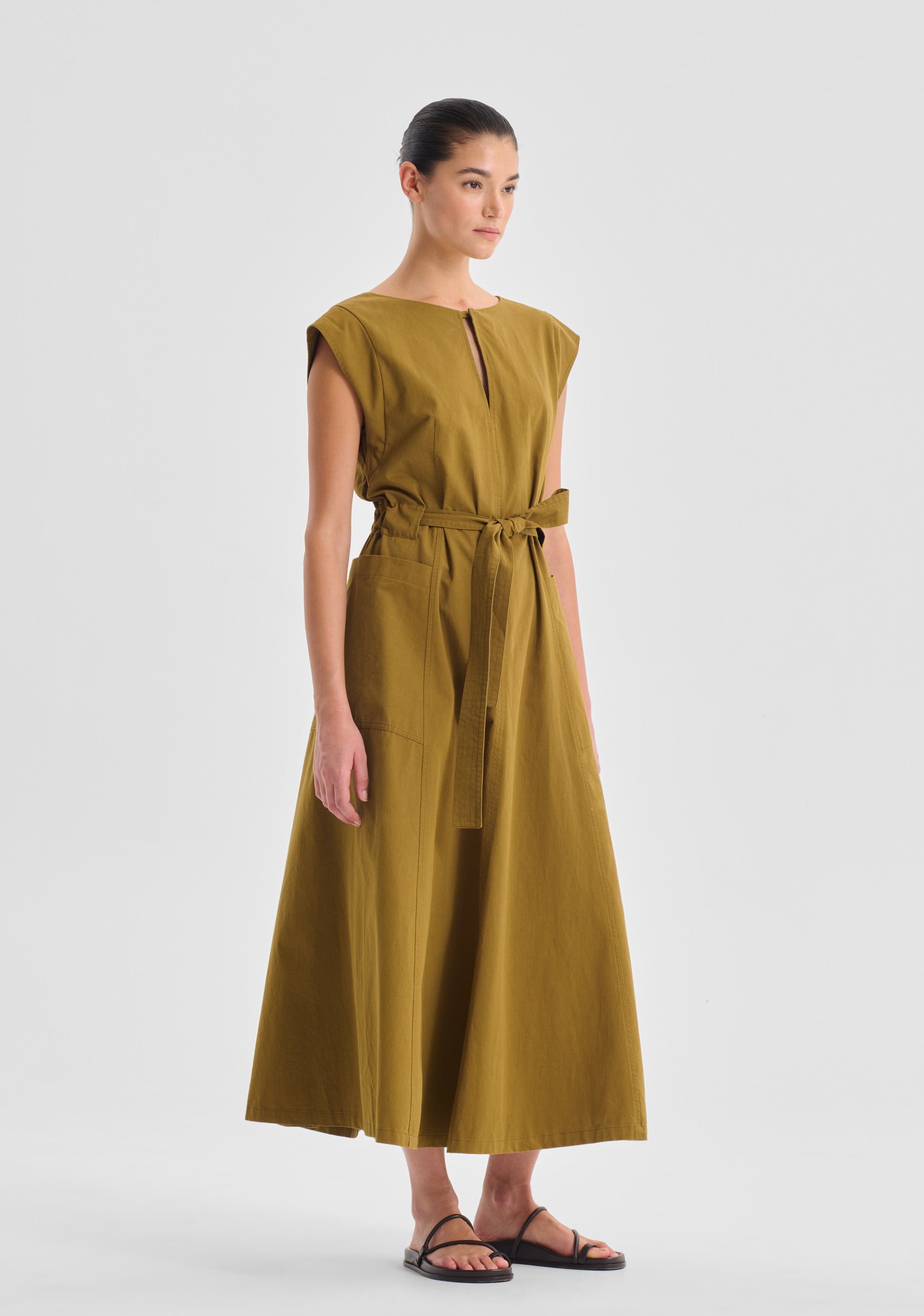 Marique Dress_Tobacco