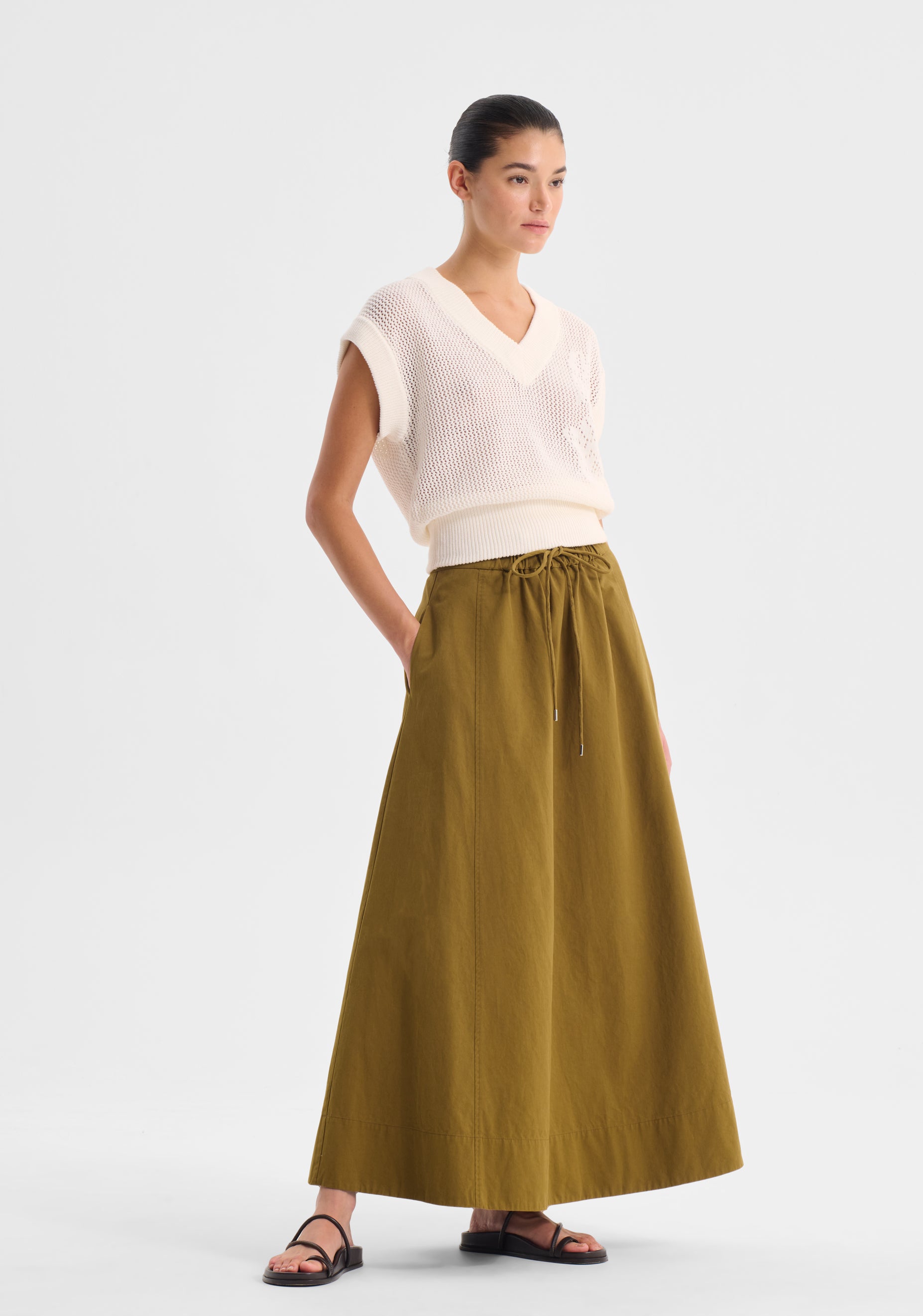 Marique Skirt_Tobacco