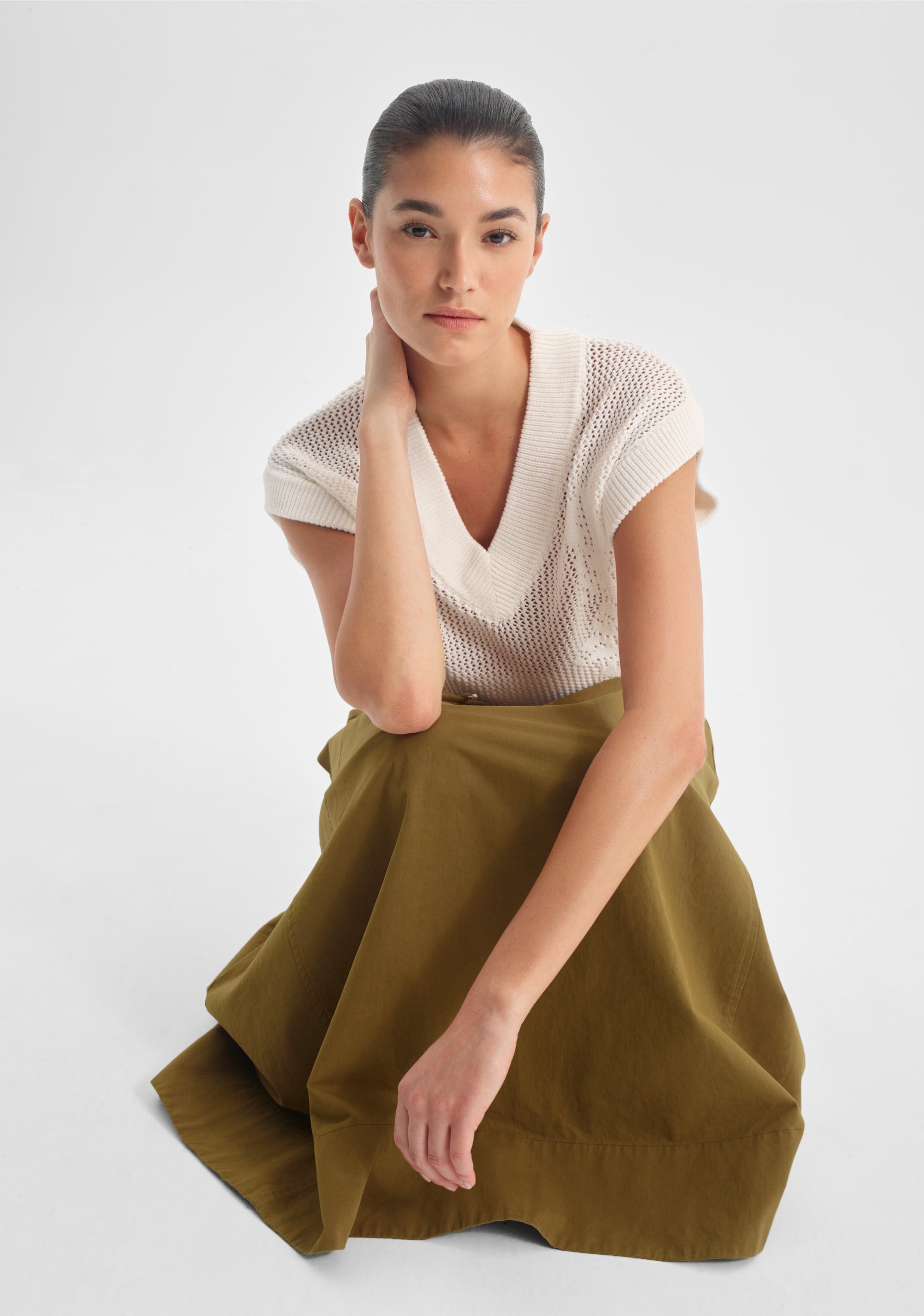 Marique Skirt_Tobacco