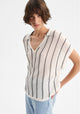 Pippa Knit Polo_Stripe