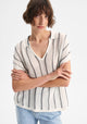 Pippa Knit Polo_Stripe