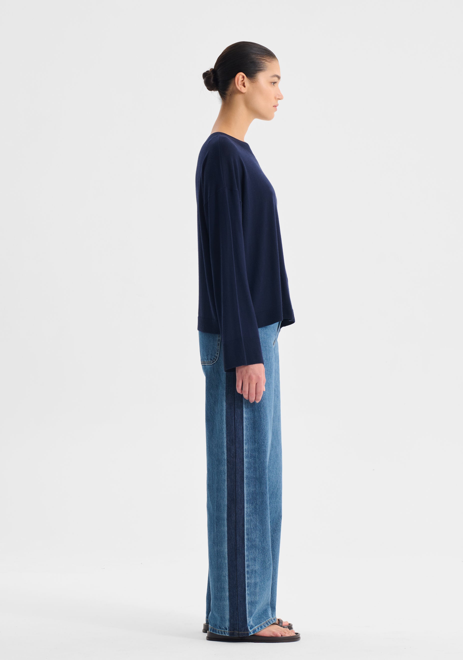 Rhyan Knit Pullover_Navy