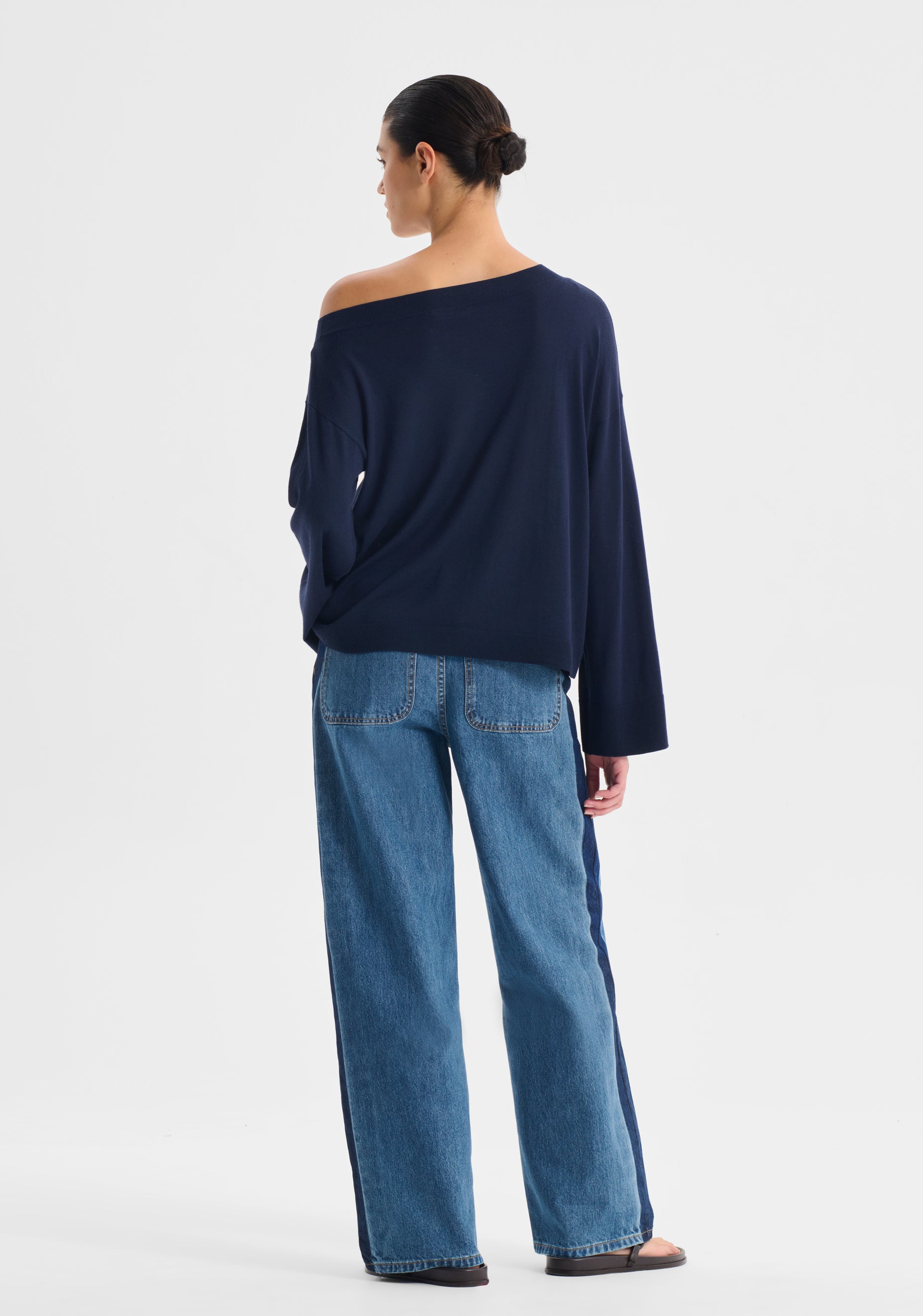 Rhyan Knit Pullover_Navy