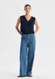 Rhyan Knit Vest_Navy