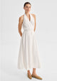 Ronni Linen Halter_White