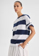 Rory Stripe Tee_Navy