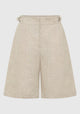 Sonny Linen Bermuda Short_Natural