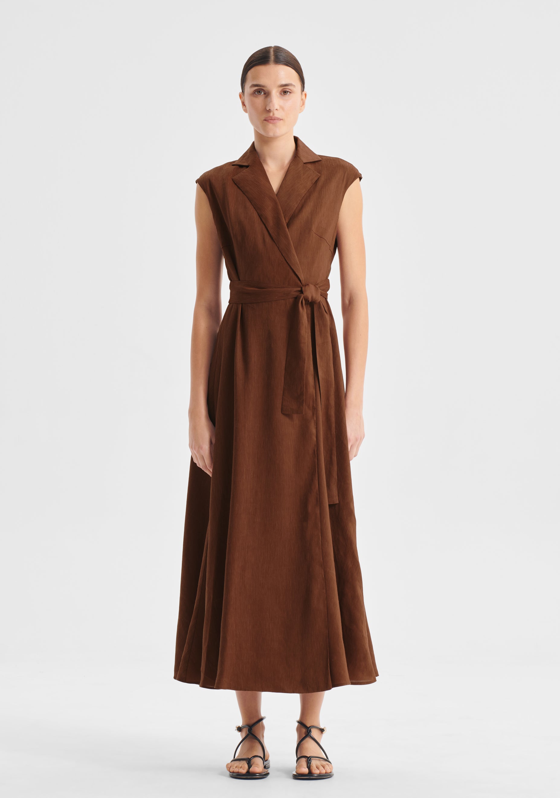 Vera Wrap Dress_Hazel