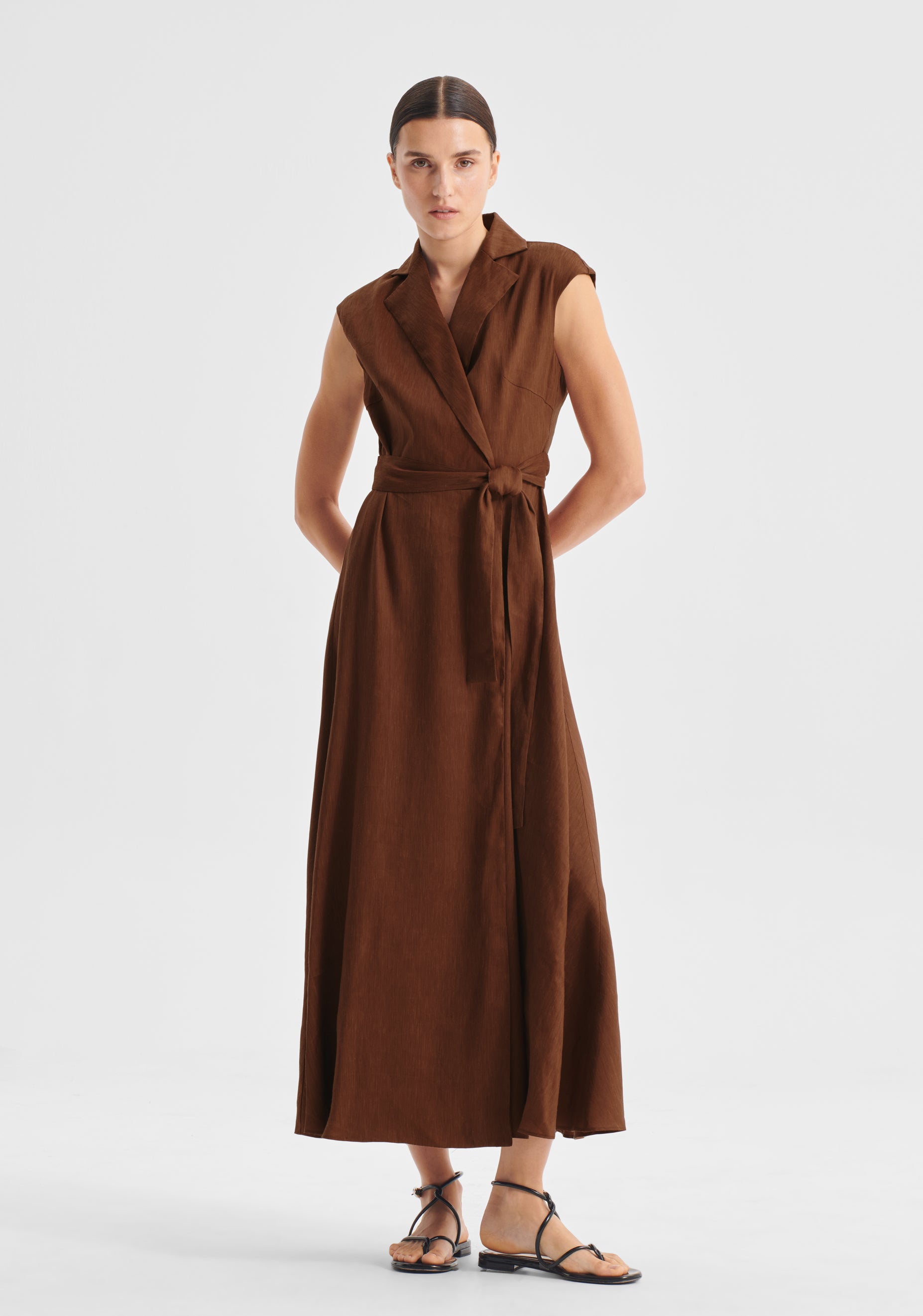 Vera Wrap Dress_Hazel