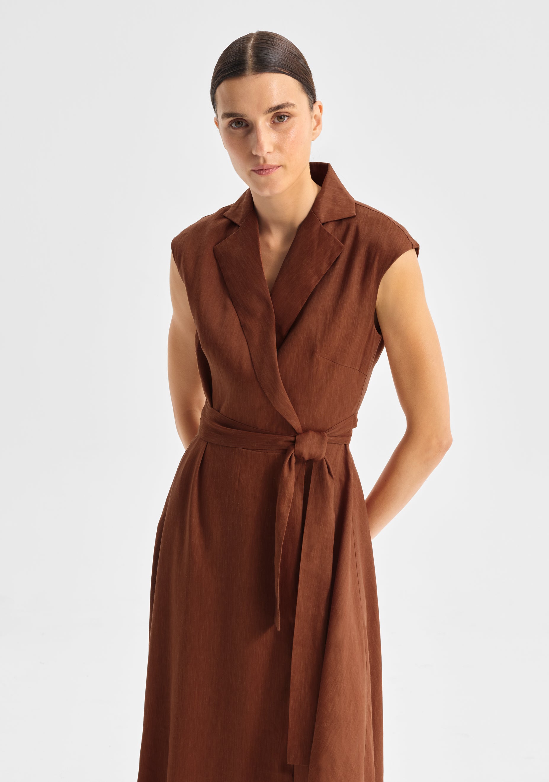 Vera Wrap Dress_Hazel