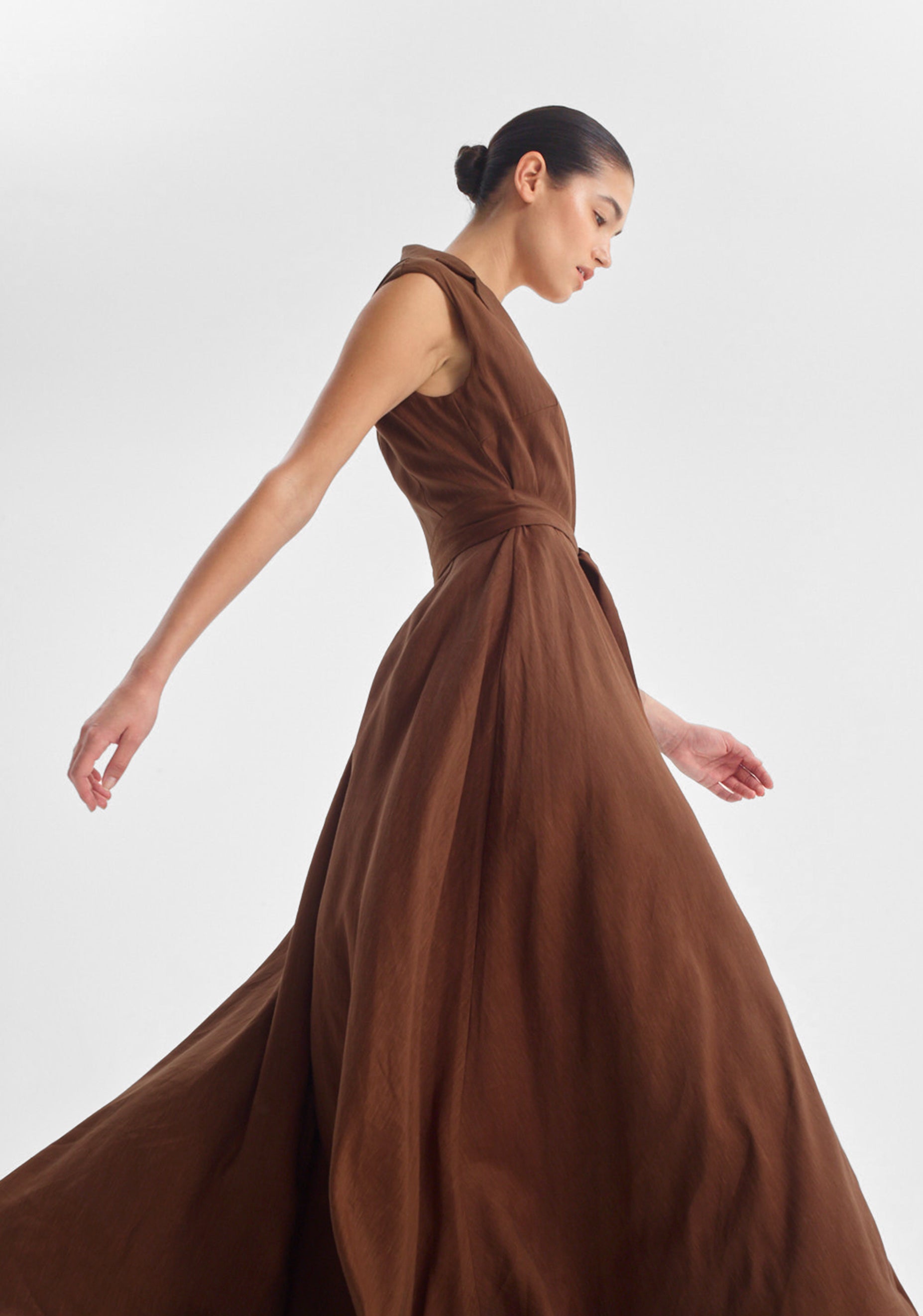 Vera Wrap Dress_Hazel