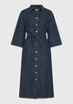 Wyatt Denim Dress_Stripe