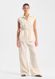 Yasmin Linen Pant_Ecru